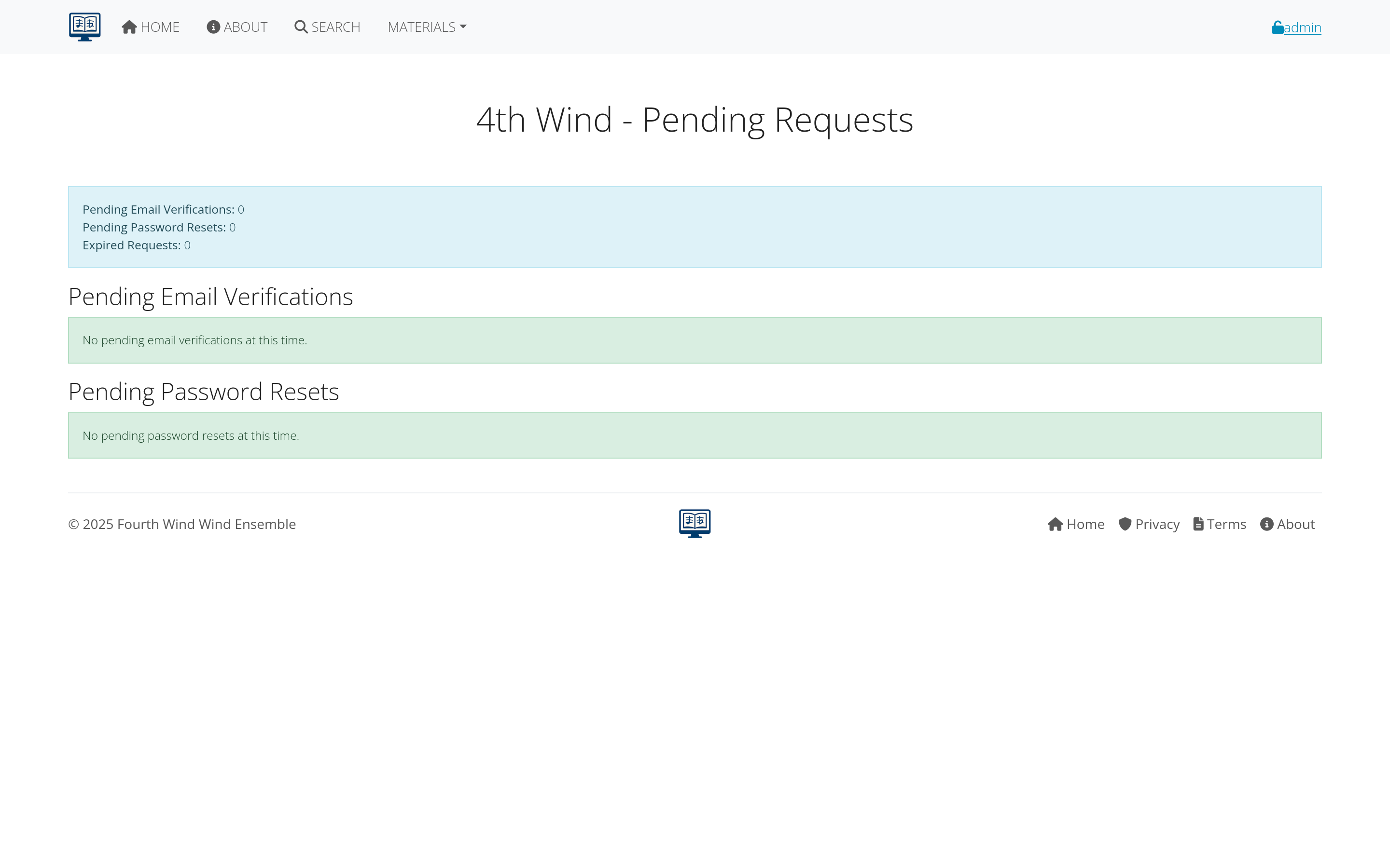 Password reset form and process